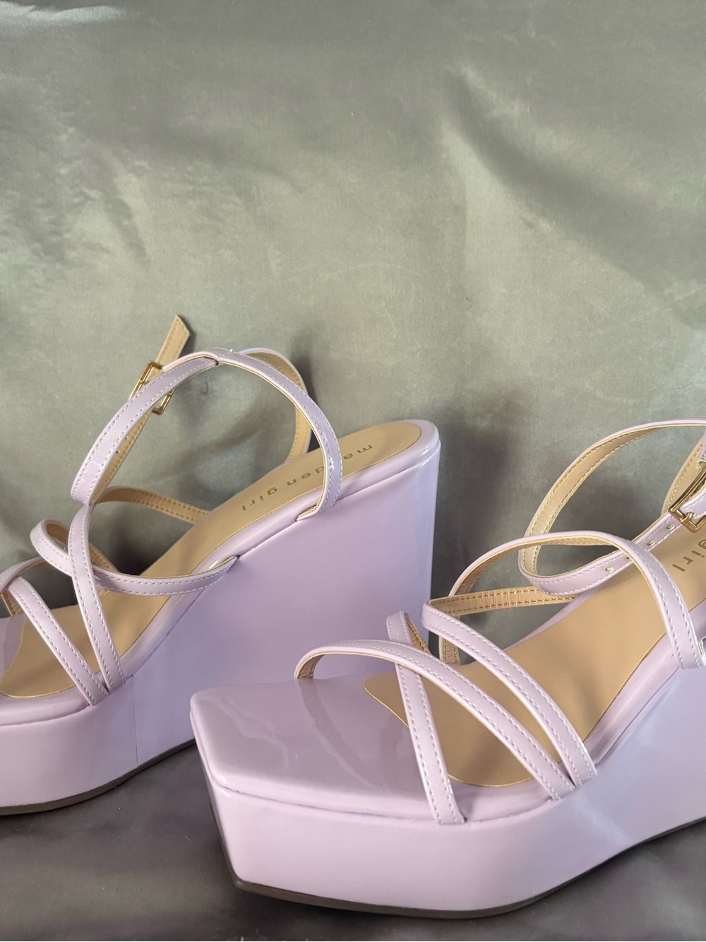 Madden Girl 8.5 Lilac Wedge